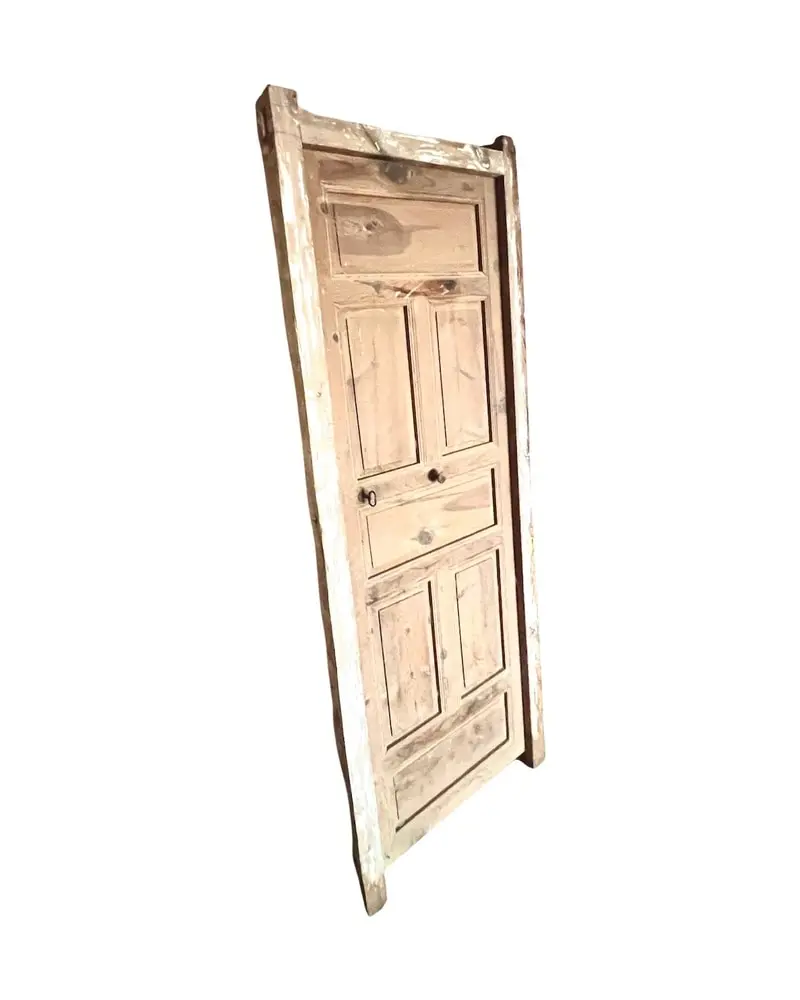 Puerta rústica castellana de madera maciza – finales del Siglo XIX, Puertas Castellanas, Siglo XIX · vista 4/5