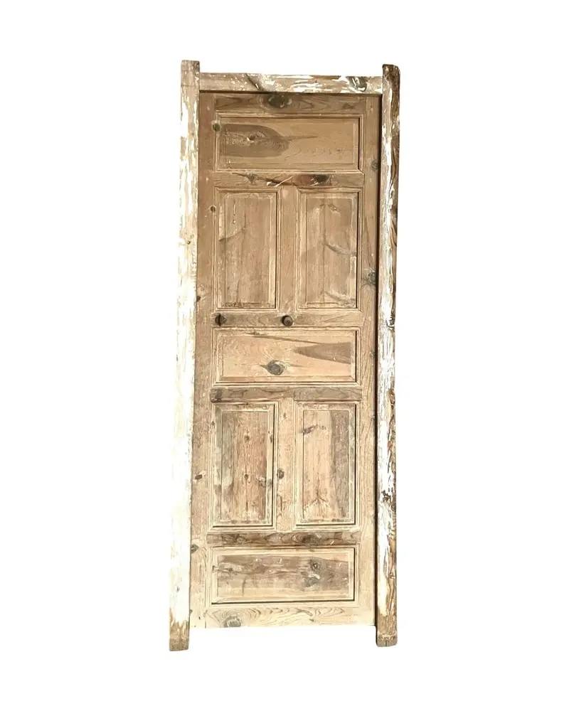 Puerta rústica castellana de madera maciza – finales del Siglo XIX, Puertas Castellanas, Siglo XIX