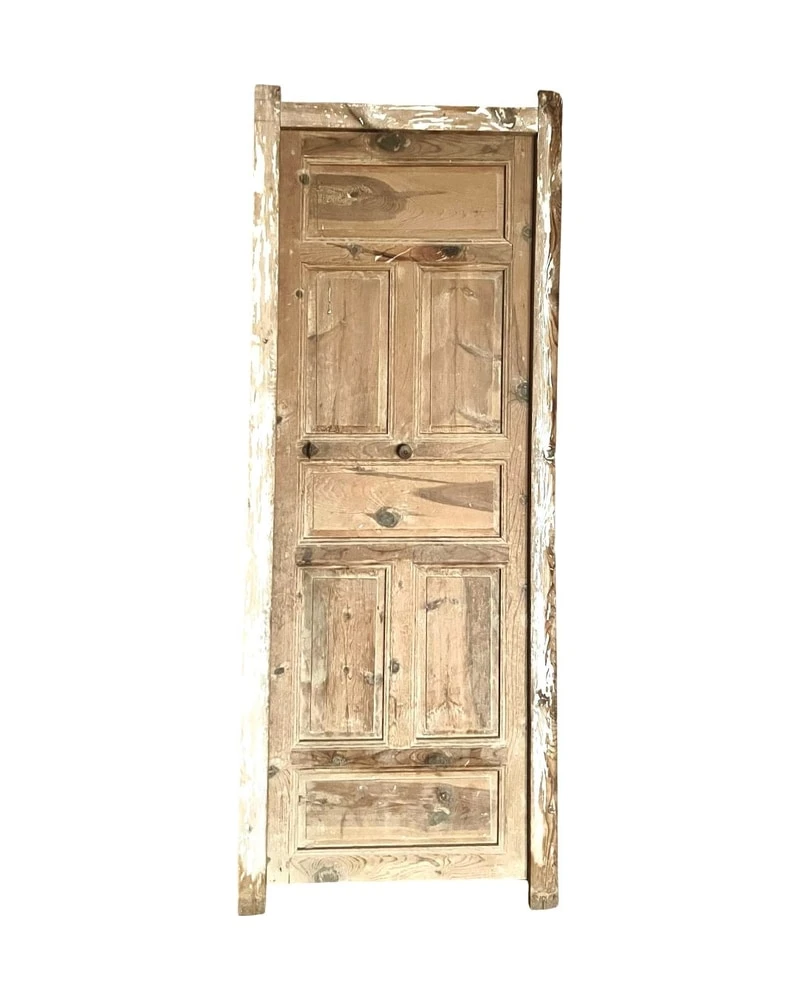 Puerta rústica castellana de madera maciza – finales del Siglo XIX, Puertas Castellanas, Siglo XIX