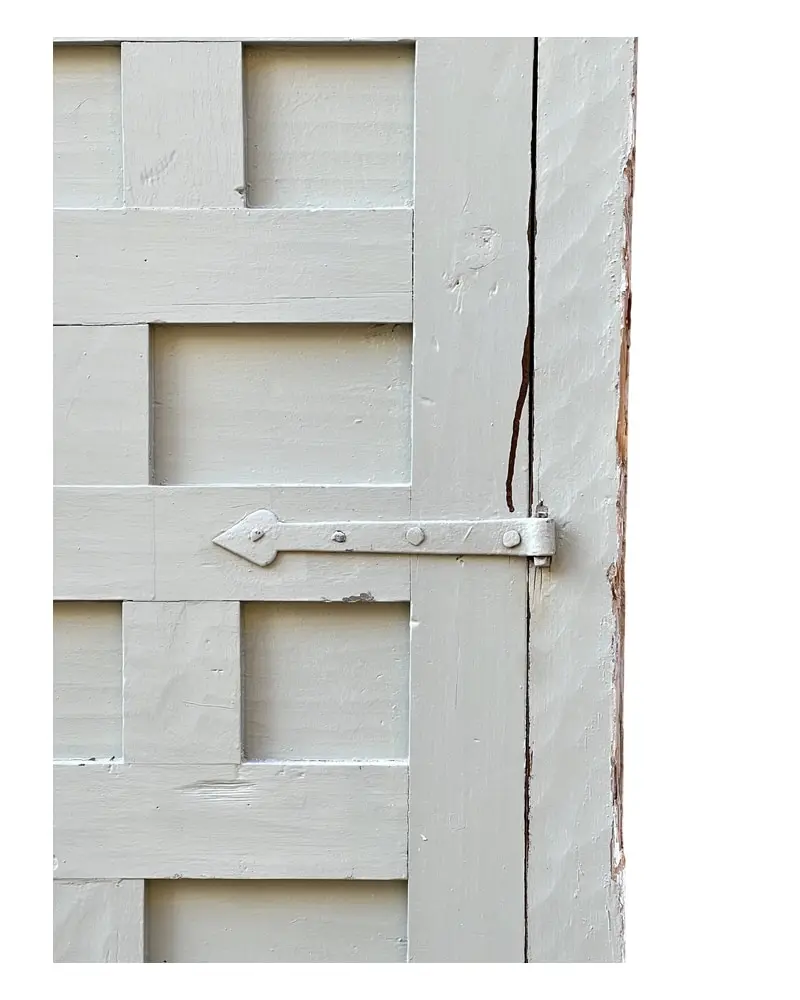 Puerta castellana panelada en madera maciza, Puertas y Arquitectónico, Siglo XVIII · vista 9/9