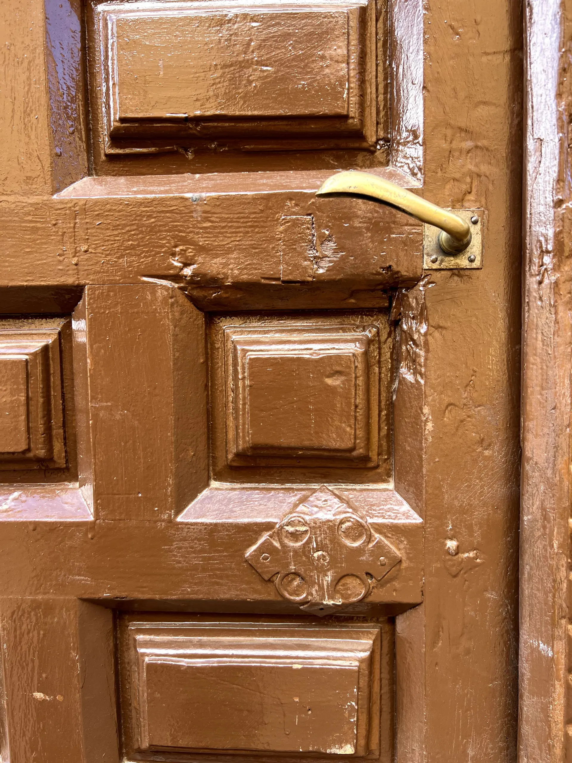 Puerta castellana panelada en madera maciza, Puertas y Arquitectónico, Siglo XVIII · vista 6/9