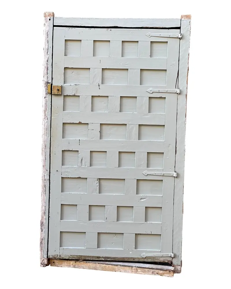 Puerta castellana panelada en madera maciza, Puertas y Arquitectónico, Siglo XVIII · vista 8/9