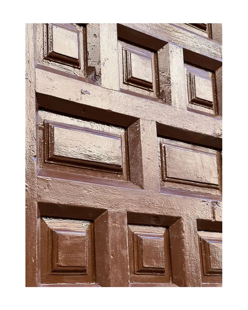 Puerta Castellana de Cuarterones en Roble – Siglo XVIII, Puertas Castellanas, Siglo XVIII · vista 7/9