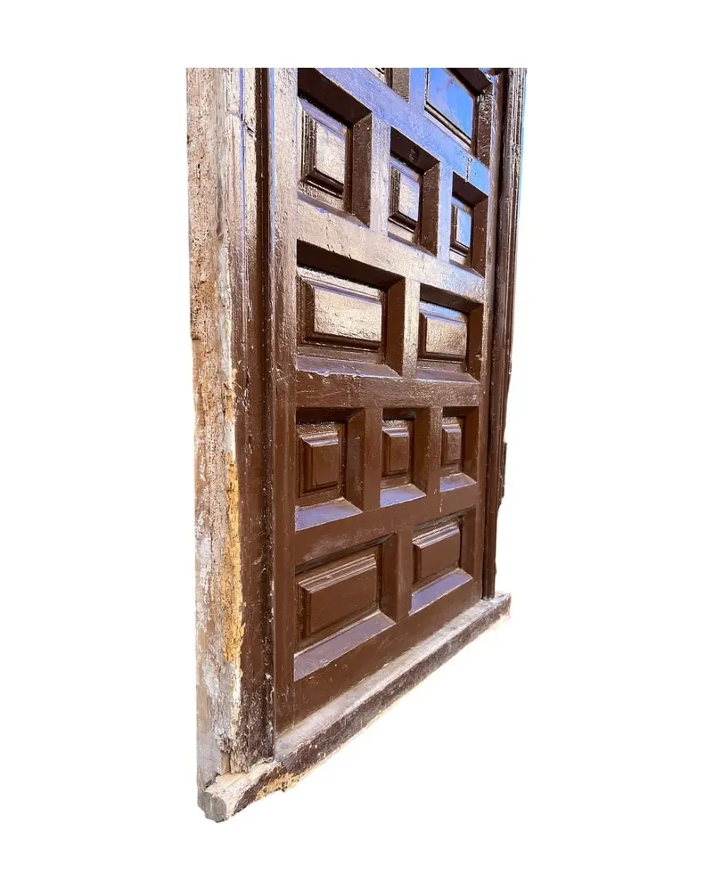 Puerta Castellana de Cuarterones en Roble – Siglo XVIII, Puertas Castellanas, Siglo XVIII · vista 6/9