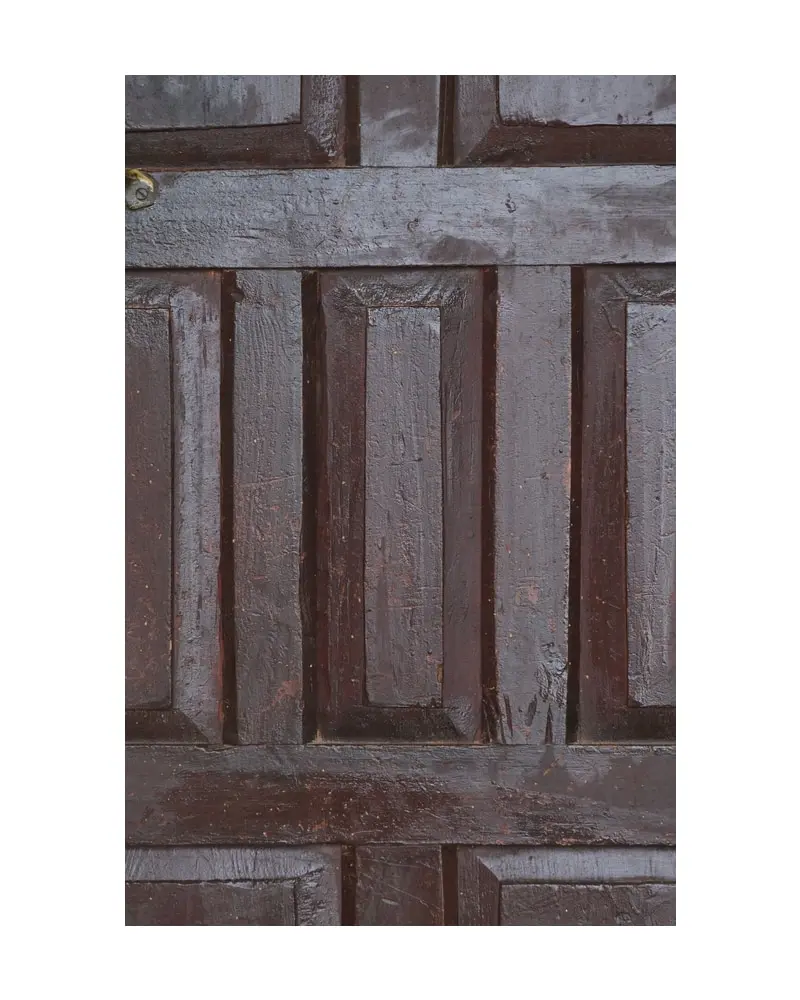 Puerta Rústica Castellana de Cuarterones en Pino, Siglo XX, Puertas Castellanas, Siglo XX · vista 2/5