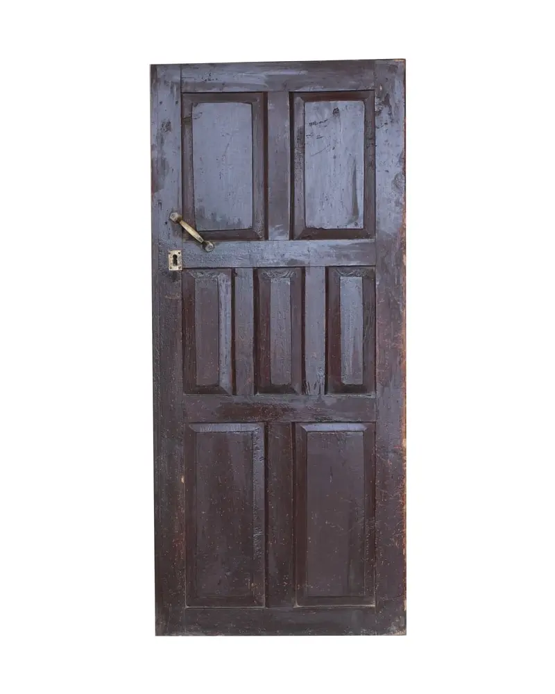 Puerta Rústica Castellana de Cuarterones en Pino, Siglo XX, Puertas Castellanas, Siglo XX