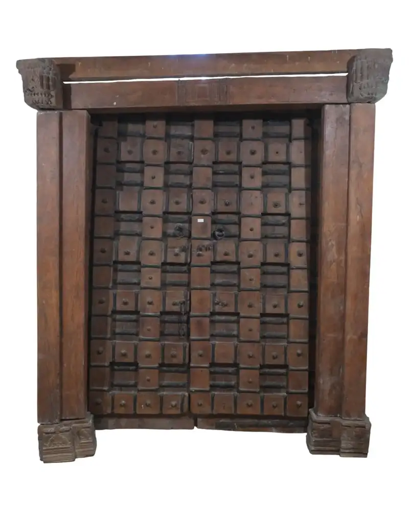 Porton de un Templo del norte de la India, Siglo XIX