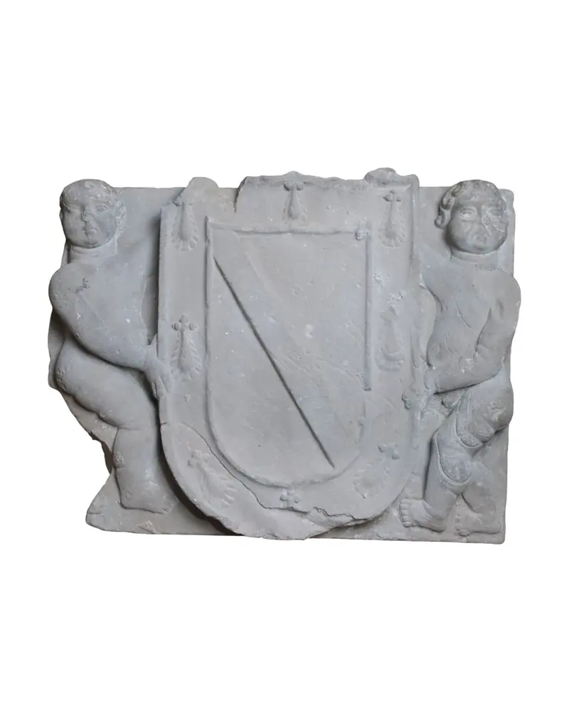Escudo de Piedra Caliza, Siglo XVIII, Arte y Pintura