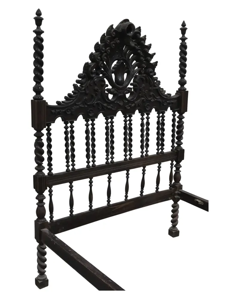 Cama de Bilros Portuguesa del Siglo XIX, Camas, Siglo XIX · vista 9/15