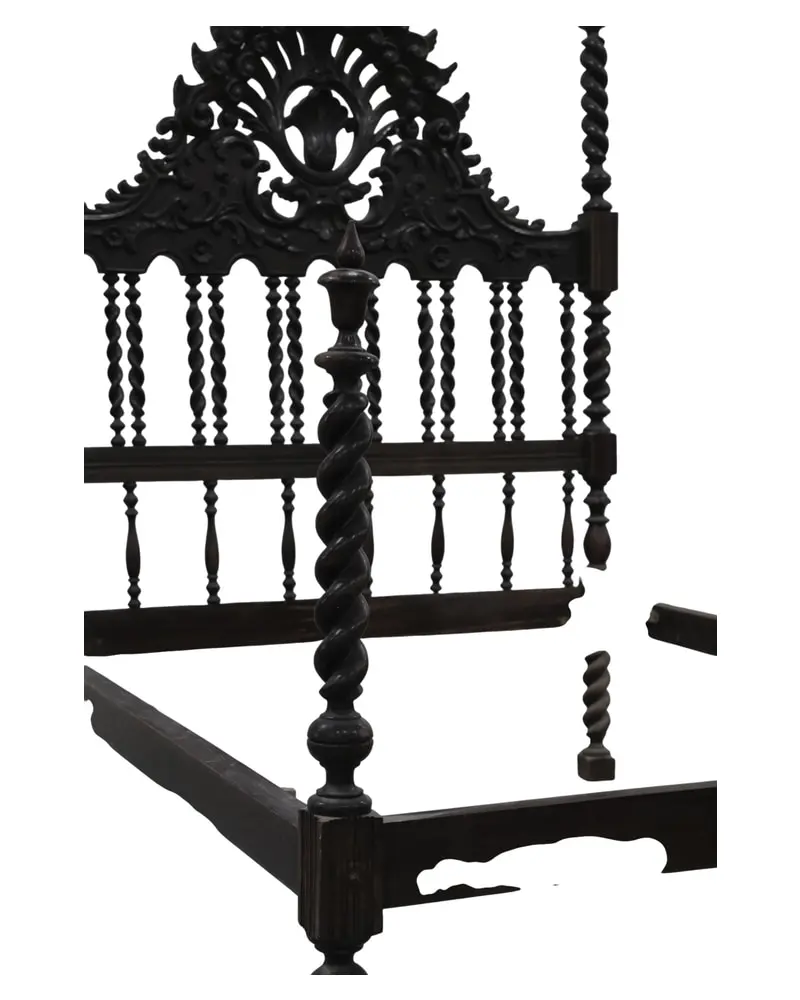 Cama de Bilros Portuguesa del Siglo XIX, Camas, Siglo XIX · vista 7/15