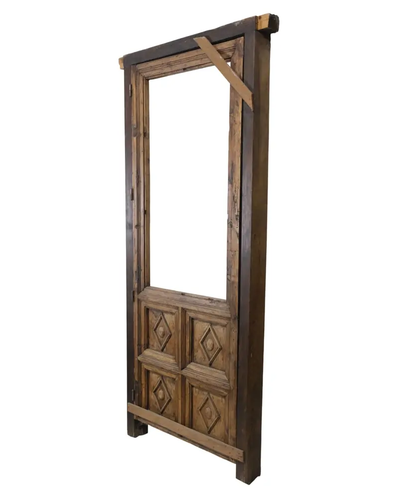 Puerta de nogal con cuarterones, principios del Siglo XIX, Puertas y Arquitectónico, Siglo XIX · vista 16/16