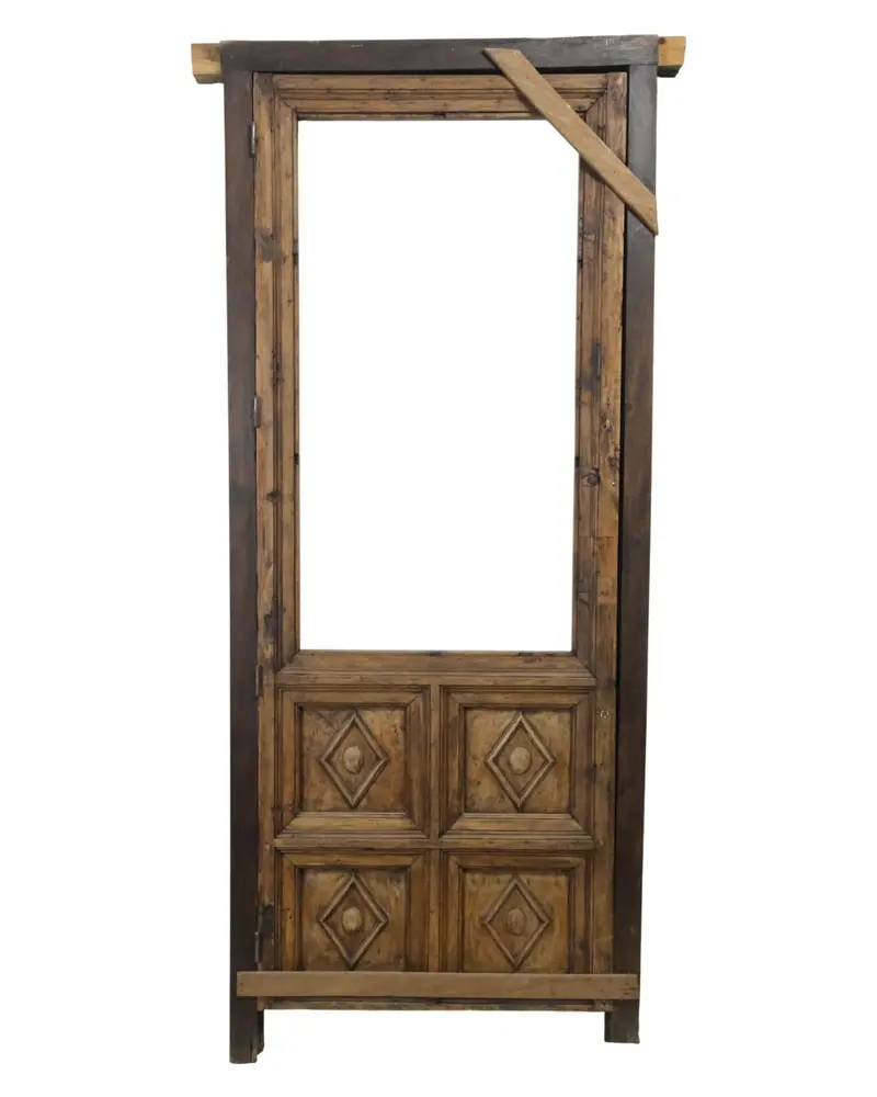 Puerta de nogal con cuarterones, principios del Siglo XIX, Puertas y Arquitectónico, Siglo XIX · vista 10/16