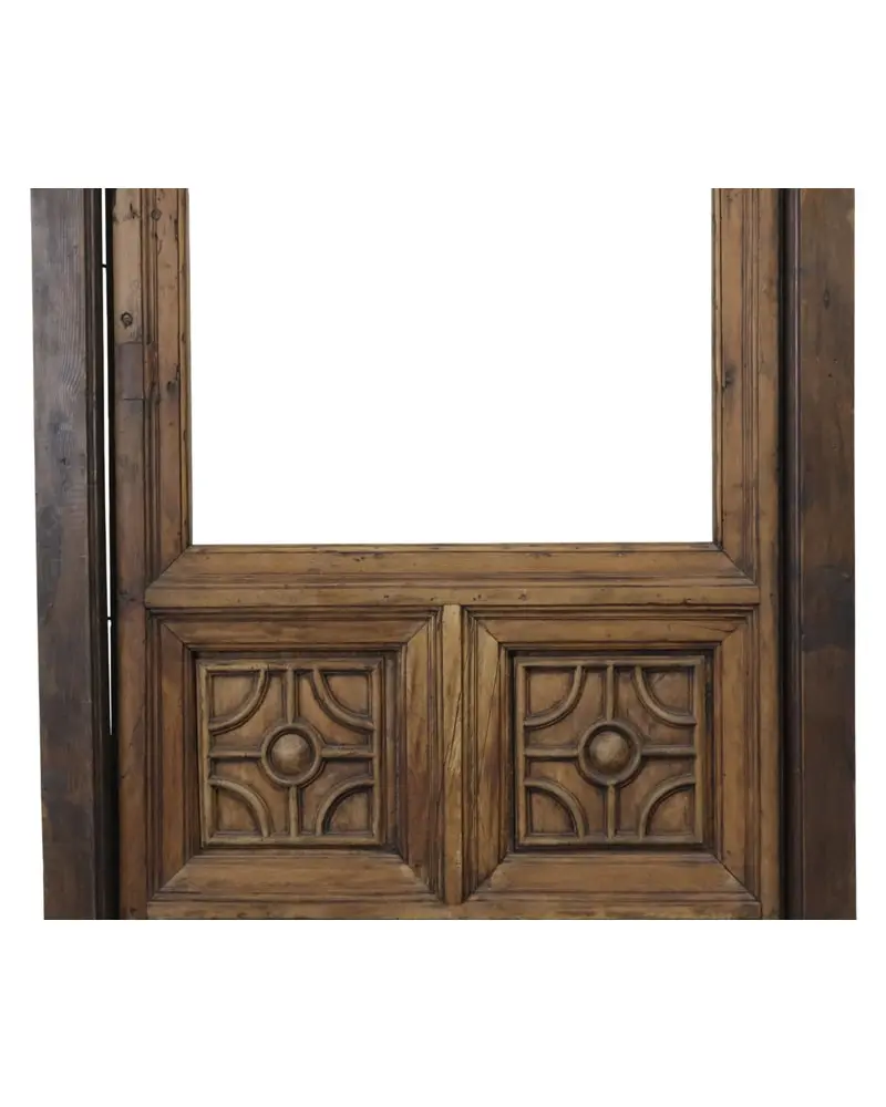 Puerta de nogal con cuarterones, principios del Siglo XIX, Puertas y Arquitectónico, Siglo XIX · vista 4/16