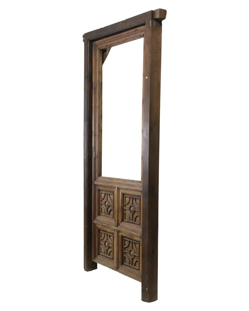 Puerta de nogal con cuarterones, principios del Siglo XIX, Puertas y Arquitectónico, Siglo XIX · vista 7/16
