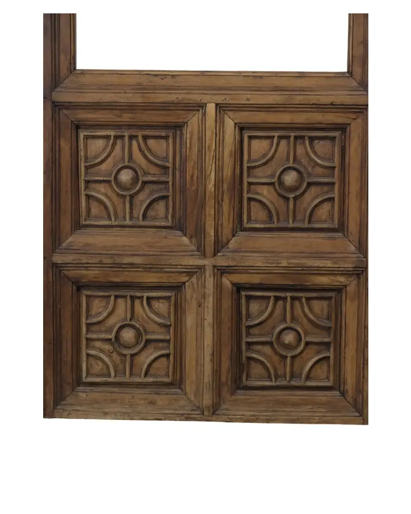 Puerta de nogal con cuarterones, principios del Siglo XIX, Puertas y Arquitectónico, Siglo XIX · vista 2/16