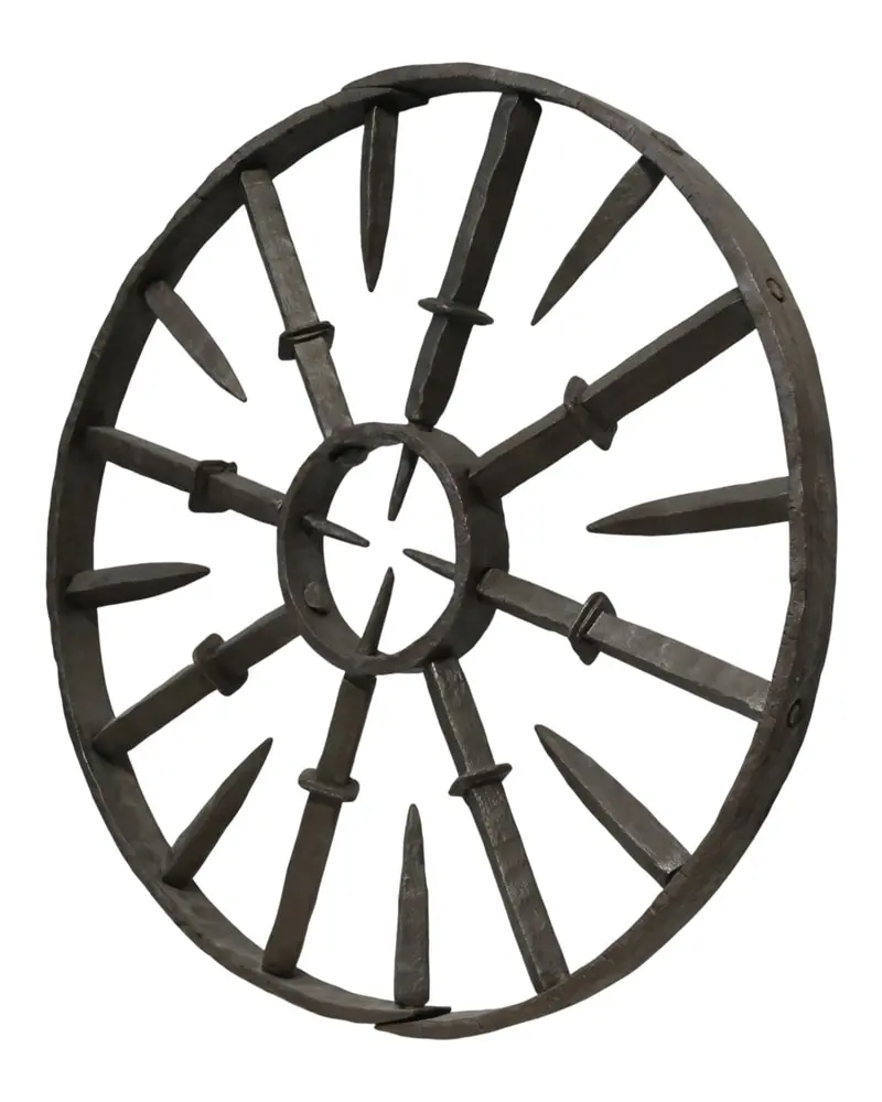 Rueda de hierro, ojo de buey del Siglo XVIII, Herrería y Metal, Siglo XVIII · vista 8/10