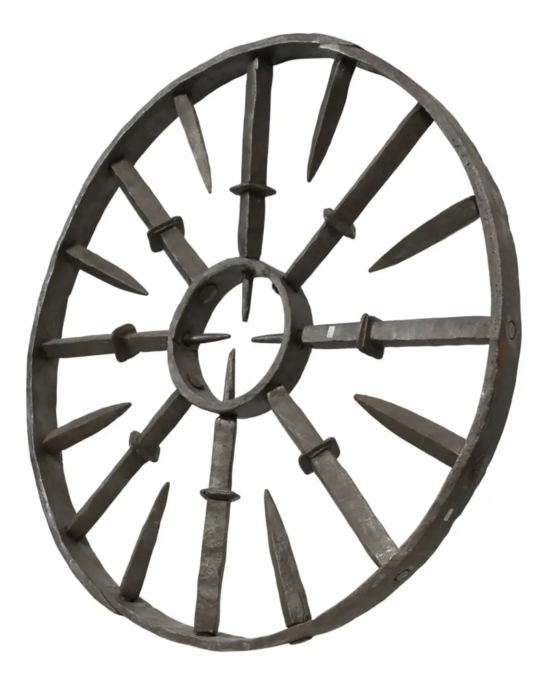 Rueda de hierro, ojo de buey del Siglo XVIII, Herrería y Metal, Siglo XVIII · vista 6/10