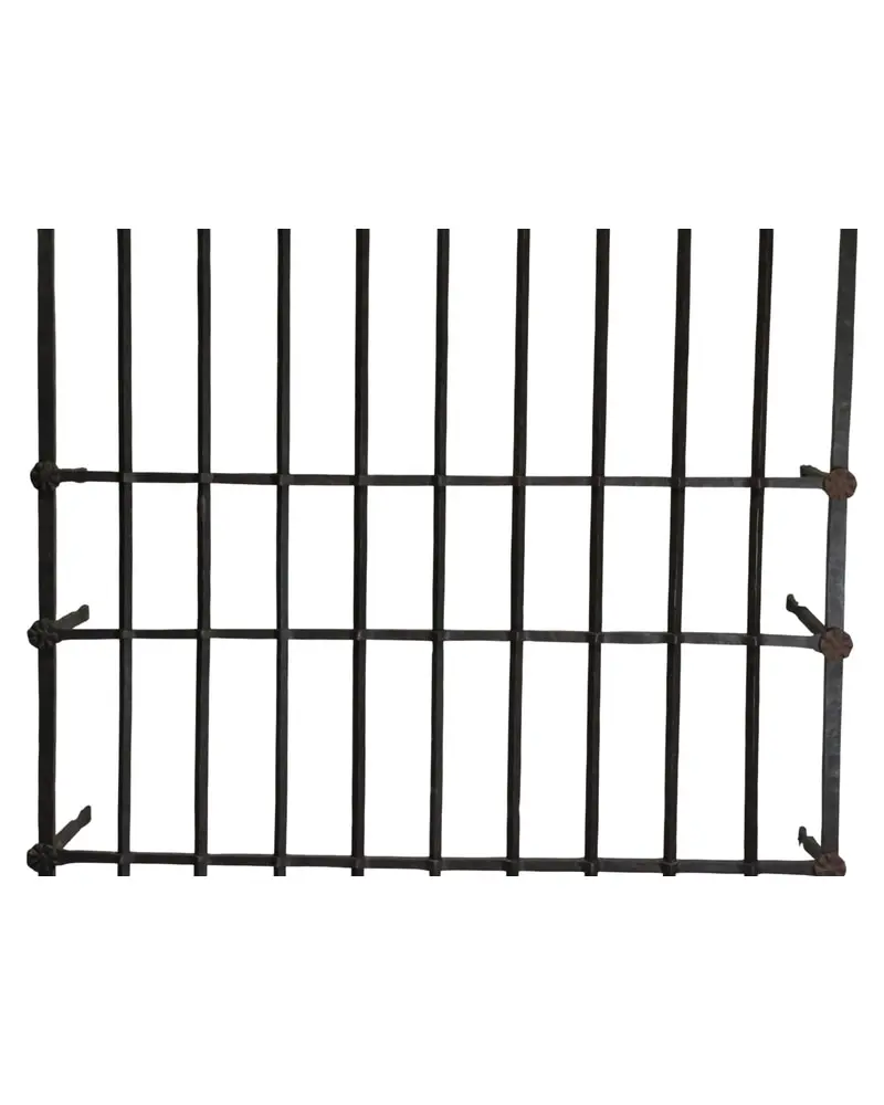 Reja de Hierro Forjado del Siglo XVIII con Copete Decorativo, Herrería y Metal, Siglo XVIII · vista 3/12