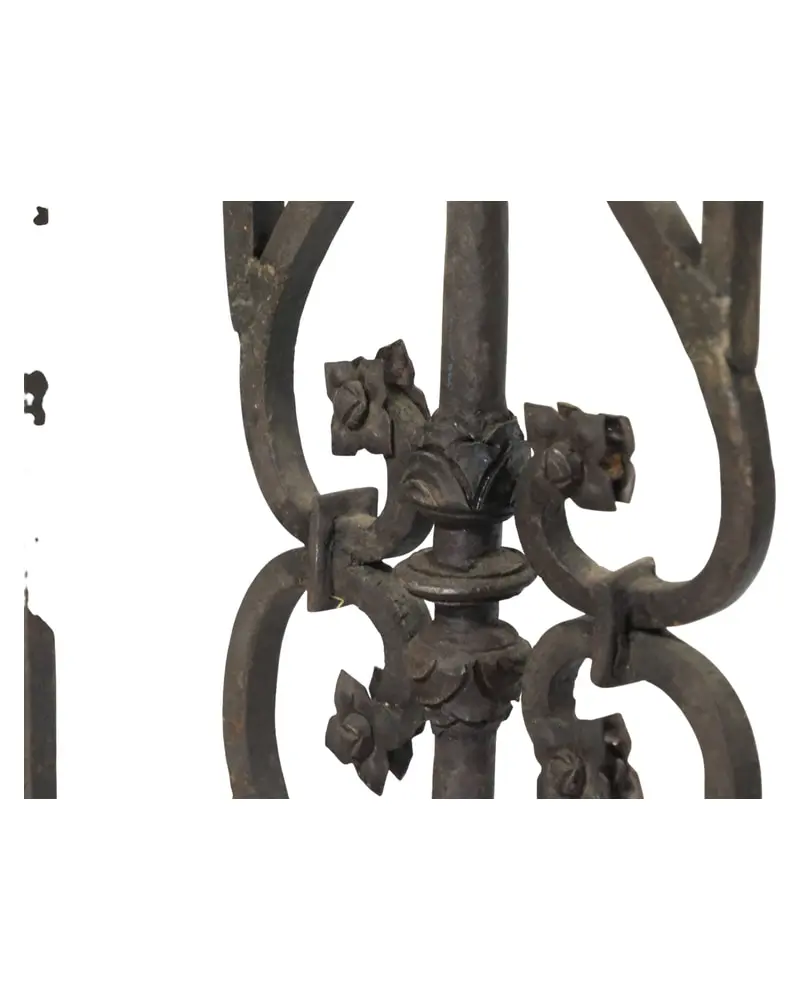 Reja de Hierro del Siglo XVIII con Elemento Decorativo, Herrería y Metal, Siglo XVIII · vista 6/14