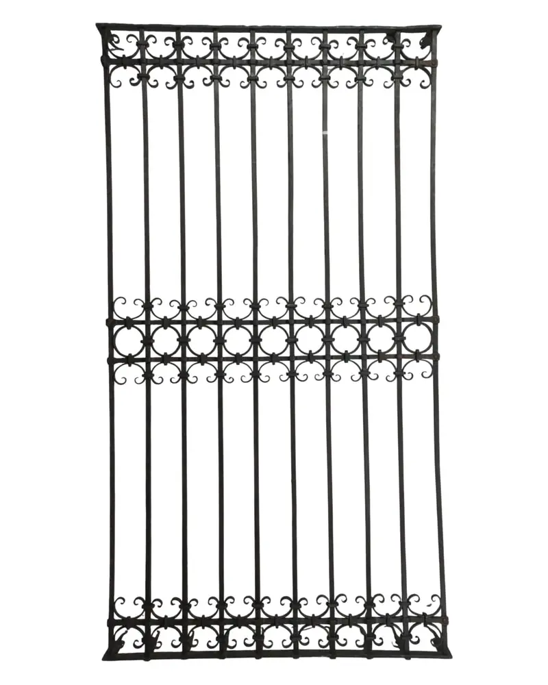 Reja de Hierro Decorada, Siglo XIX, Herrería y Metal, Siglo XIX
