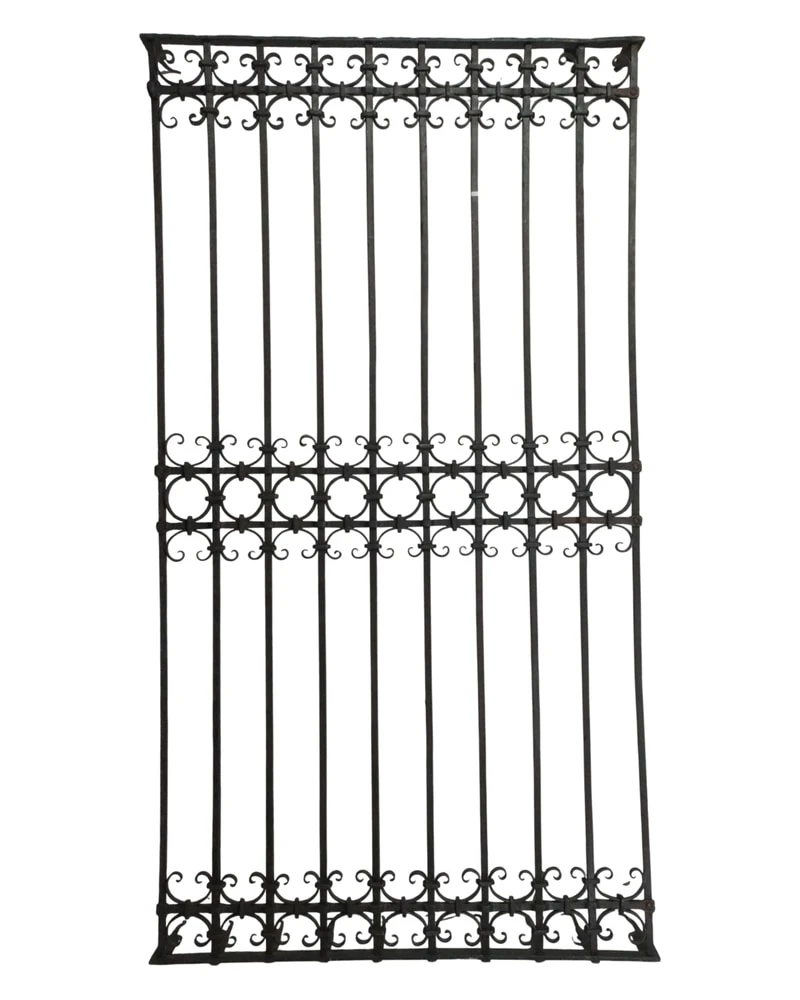 Reja de Hierro Decorada, Siglo XIX, Herrería y Metal, Siglo XIX