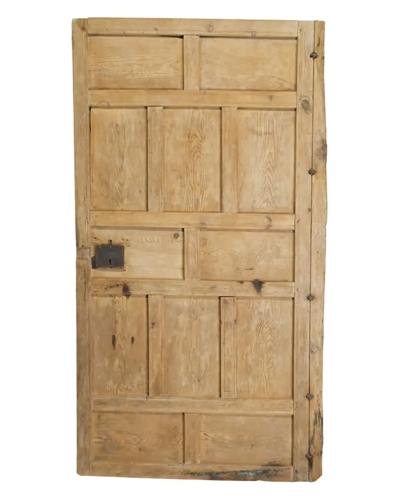 Puerta de Cuarterones del Siglo XVIII en Pino, Puertas y Arquitectónico, Siglo XVIII · vista 7/12