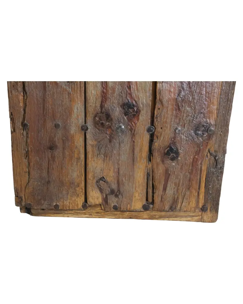 Puerta Rustica de Madera con tres Cuarterones, Siglo XIX, Puertas y Arquitectónico, Siglo XIX · vista 6/11