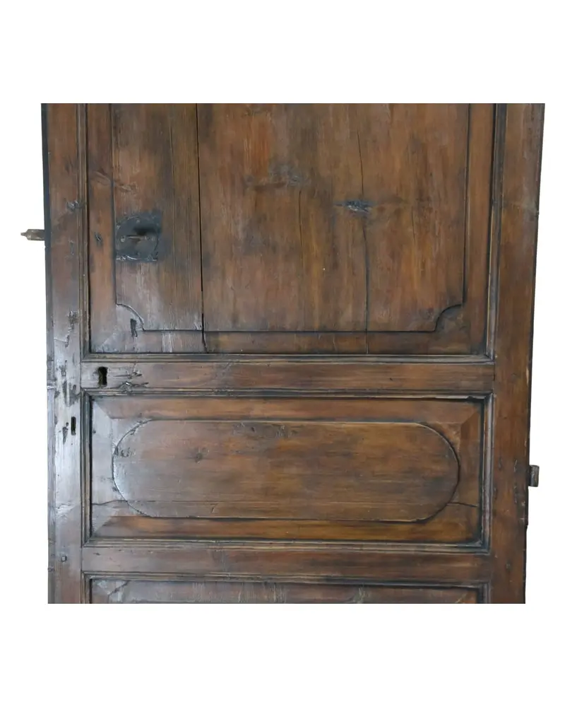 Puerta de Pino del Siglo XVIII con Tres Cuarterones, Puertas y Arquitectónico, Siglo XVIII · vista 2/16