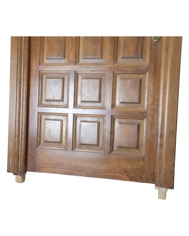 Puerta de Medio Punto del Siglo XX en Roble Macizo, Puertas y Arquitectónico, Siglo XX · vista 4/5