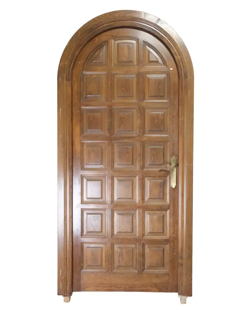 Puerta de Medio Punto del Siglo XX en Roble Macizo, Puertas y Arquitectónico, Siglo XX