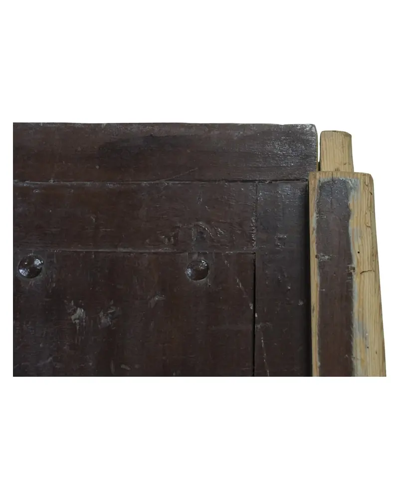 Puerta Rustica con Tres Cuarterones, Siglo XIX, Puertas y Arquitectónico, Siglo XIX · vista 4/5