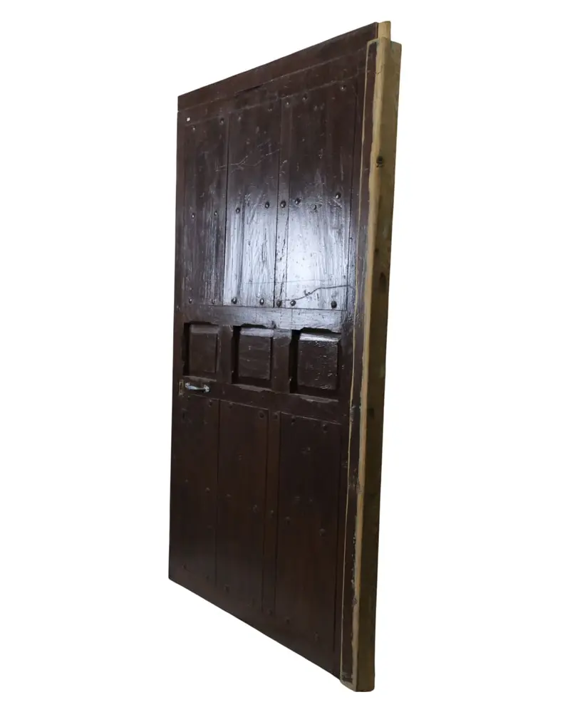 Puerta Rustica con Tres Cuarterones, Siglo XIX, Puertas y Arquitectónico, Siglo XIX · vista 5/5