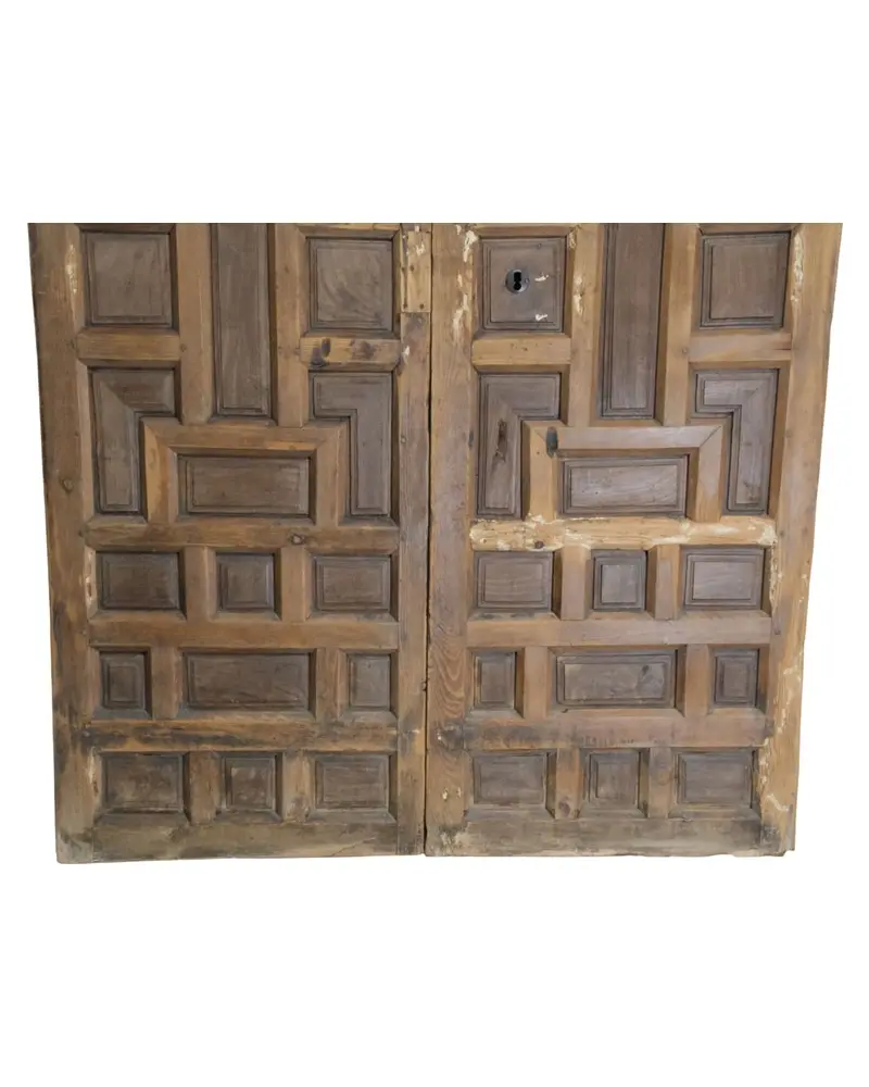 Puerta Castellana, Siglo XVII de Cuarterones con Cruz Central, Puertas y Arquitectónico, Siglo XVIII · vista 8/14