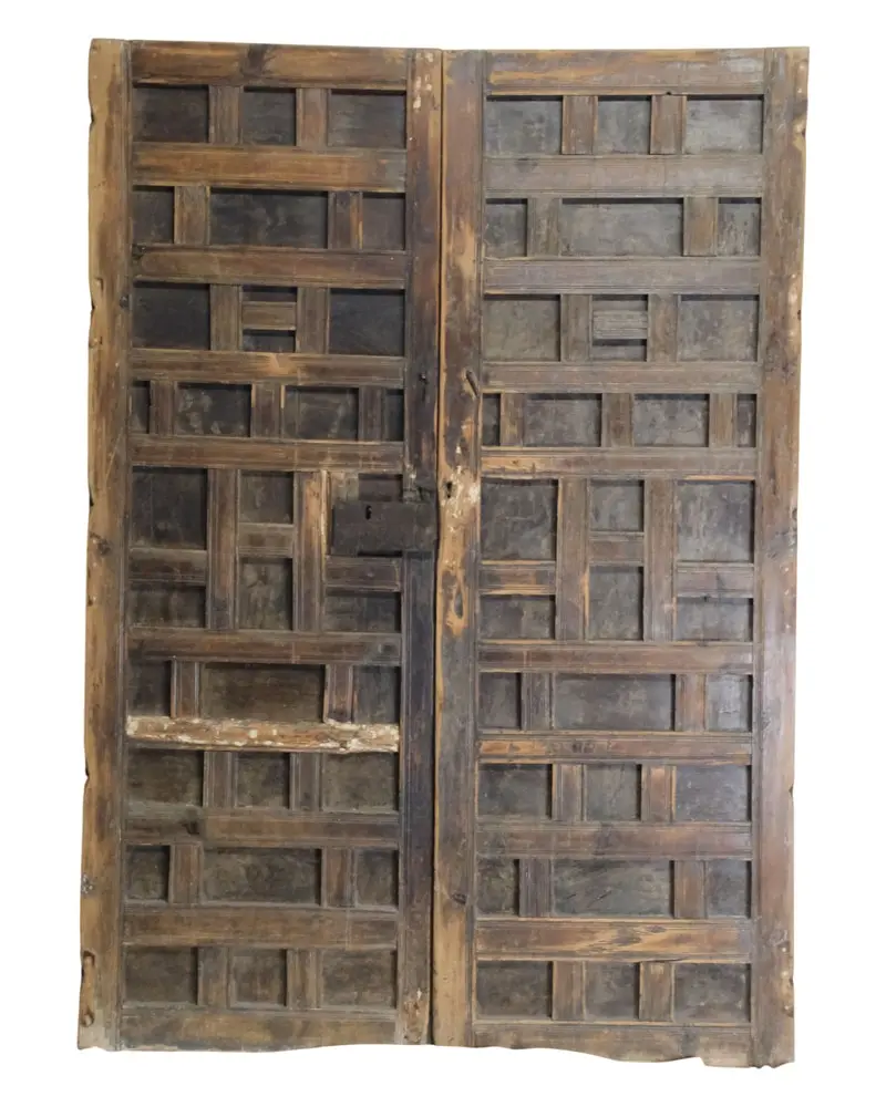 Puerta Castellana, Siglo XVII de Cuarterones con Cruz Central, Puertas y Arquitectónico, Siglo XVIII · vista 10/14