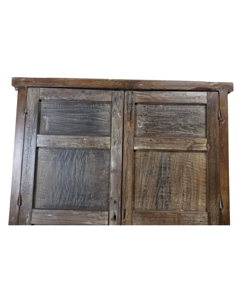 Puerta castellana de dos hojas, XVIII - XIX, madera de pino silvestre, Puertas y Arquitectónico, Siglo XVIII · vista 11/11