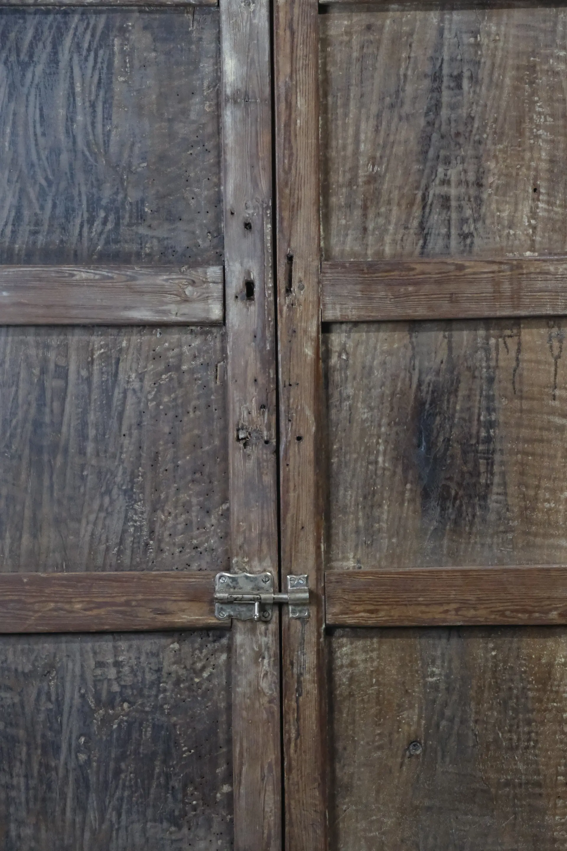 Puerta castellana de dos hojas, XVIII - XIX, madera de pino silvestre, Puertas y Arquitectónico, Siglo XVIII · vista 8/11