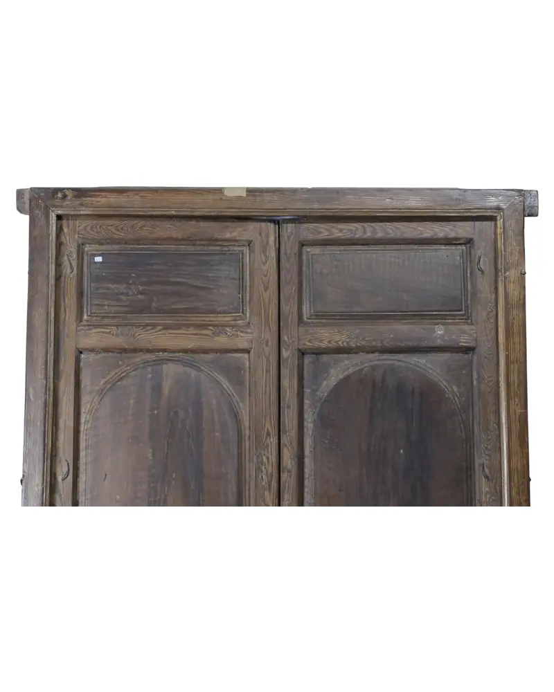 Puerta castellana de dos hojas, XVIII - XIX, madera de pino silvestre, Puertas y Arquitectónico, Siglo XVIII · vista 2/11