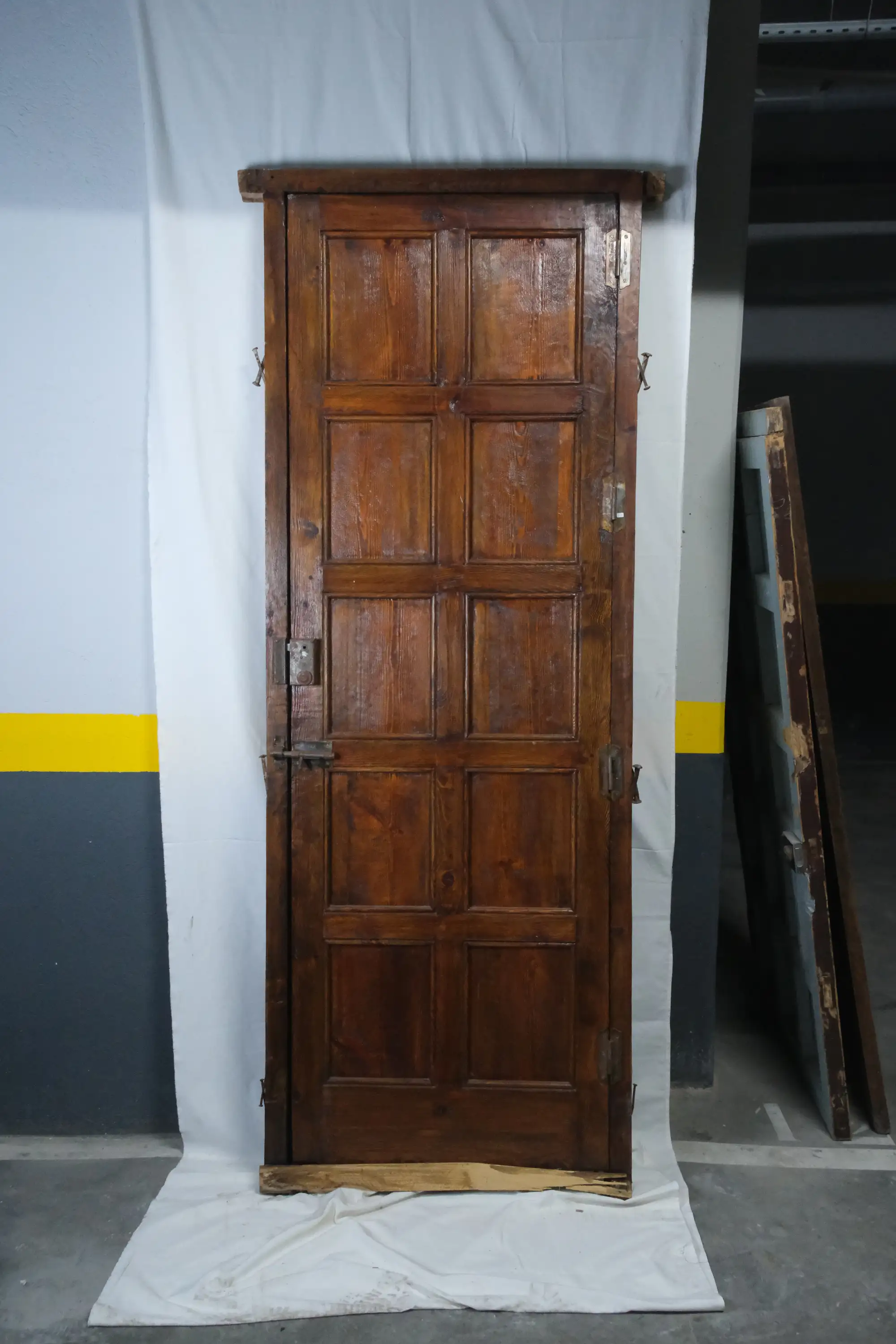 Puerta de Madera de Pino, finales del Siglo XIX, Guadalajara