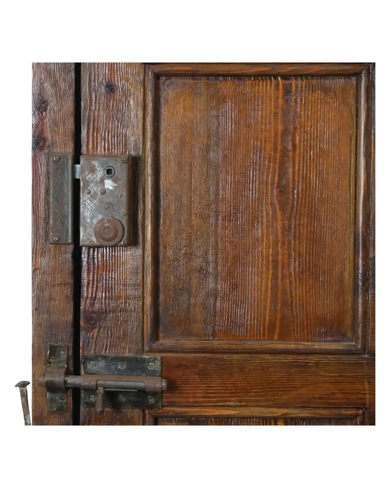 Puerta de Madera de Pino, finales del Siglo XIX, Guadalajara, Puertas y Arquitectónico, Siglo XIX · vista 2/13