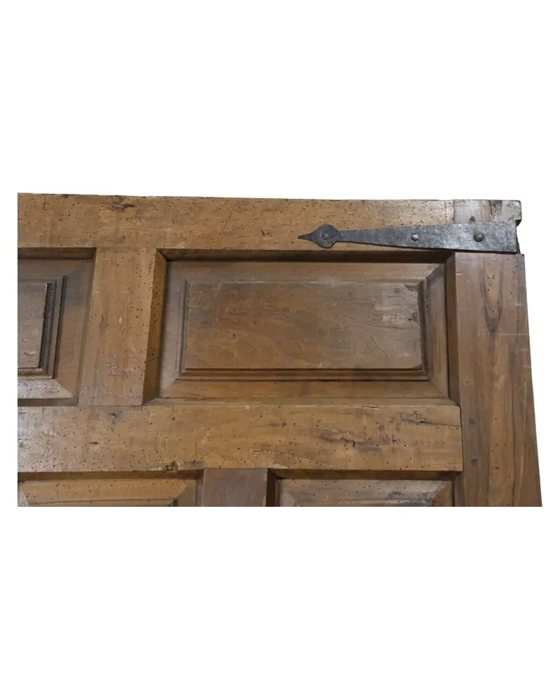 Puerta de cuarterones castellana del Siglo XVIII en nogal, Puertas y Arquitectónico, Siglo XVIII · vista 8/10