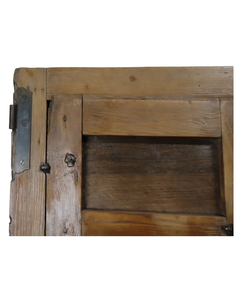 Puerta castellana del Siglo XVIII con cuarterones de pino y nogal, Puertas y Arquitectónico, Siglo XVIII · vista 11/11