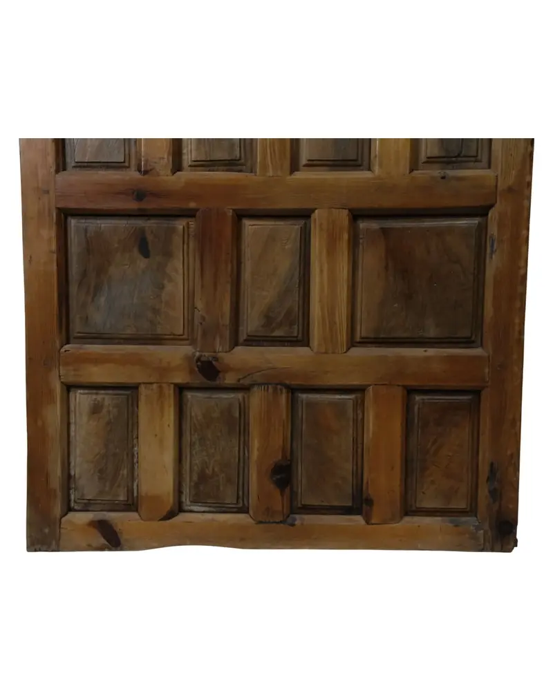 Puerta castellana del Siglo XVIII con cuarterones de pino y nogal, Puertas y Arquitectónico, Siglo XVIII · vista 6/11