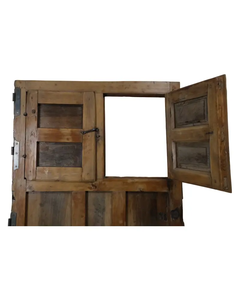 Puerta castellana del Siglo XVIII con cuarterones de pino y nogal, Puertas y Arquitectónico, Siglo XVIII · vista 9/11