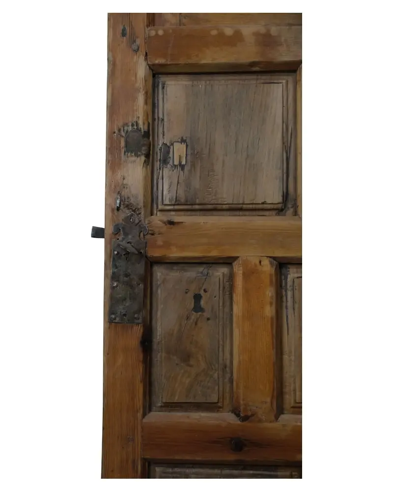 Puerta castellana del Siglo XVIII con cuarterones de pino y nogal, Puertas y Arquitectónico, Siglo XVIII · vista 3/11