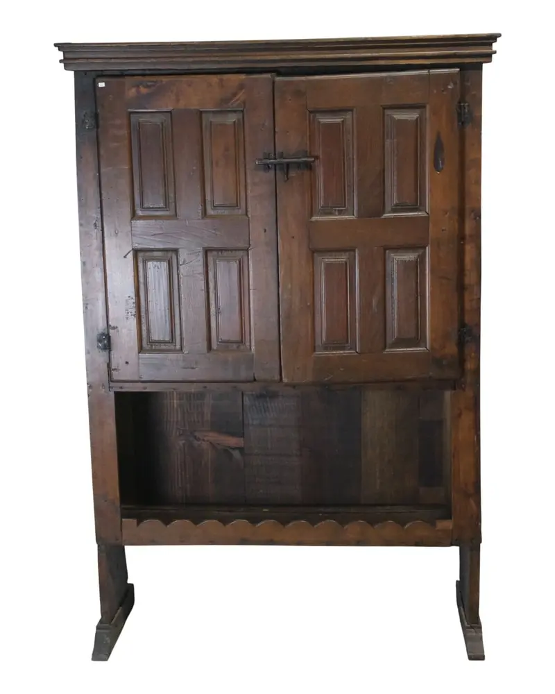 Alacena del Siglo XX en Madera Maciza, Armarios y Vitrinas, Siglo XIX