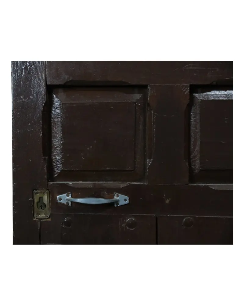 Puerta de madera de nogal del Siglo XIX o XX con cuarterones, Puertas y Arquitectónico, Siglo XIX · vista 4/5