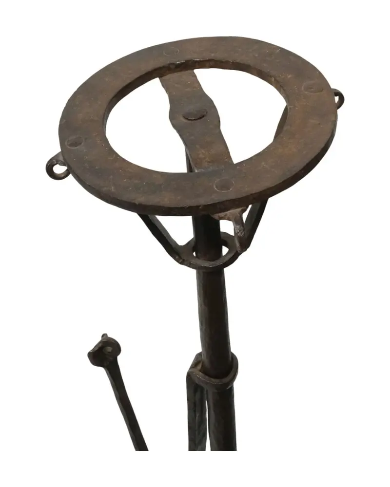 Macetero de chimenea del Siglo XVIII en hierro fundido, Herrería y Metal, Siglo XVIII · vista 5/6
