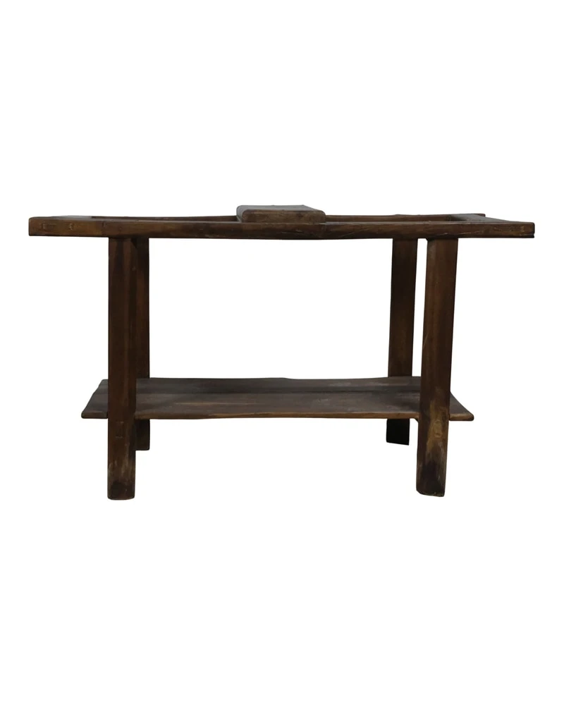 Cantarera Doble del Siglo XX en Madera Oscura, Objetos Decorativos, Siglo XX