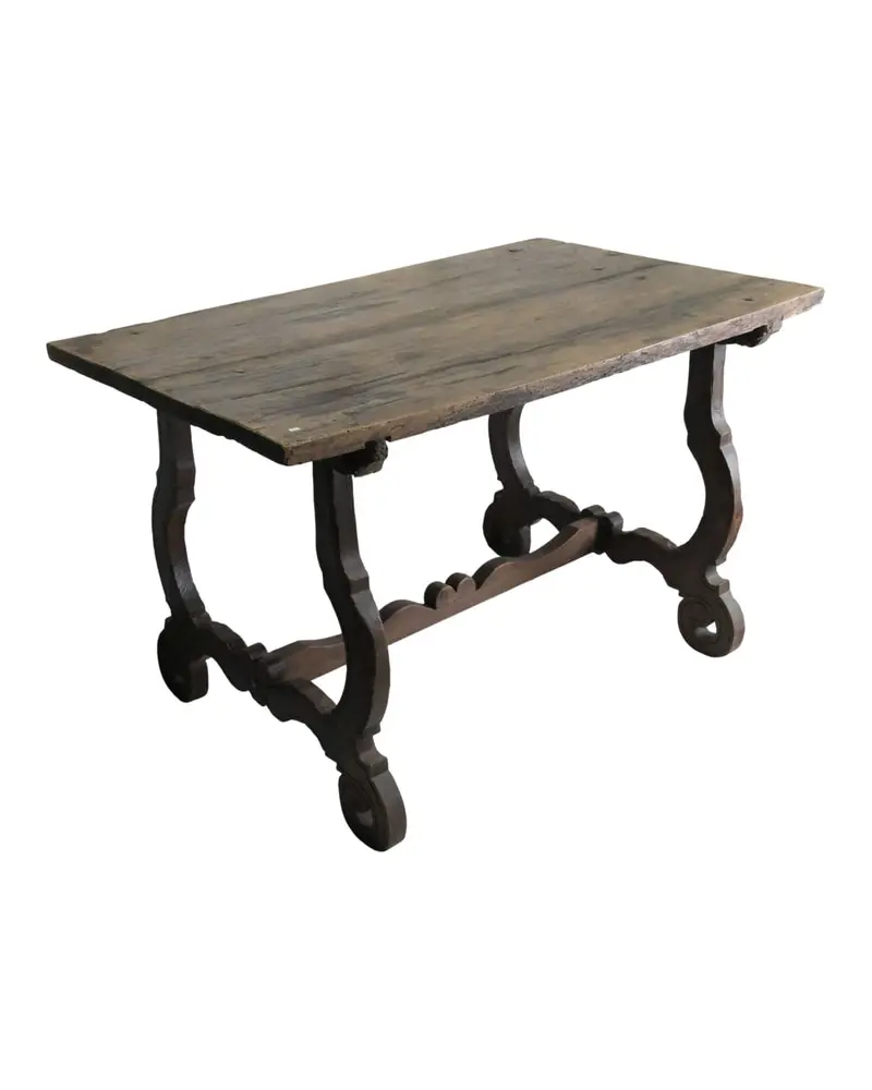 Mesa de Nogal del Siglo XVIII con Patas en Lira, Mesas, Siglo XVIII · vista 2/7