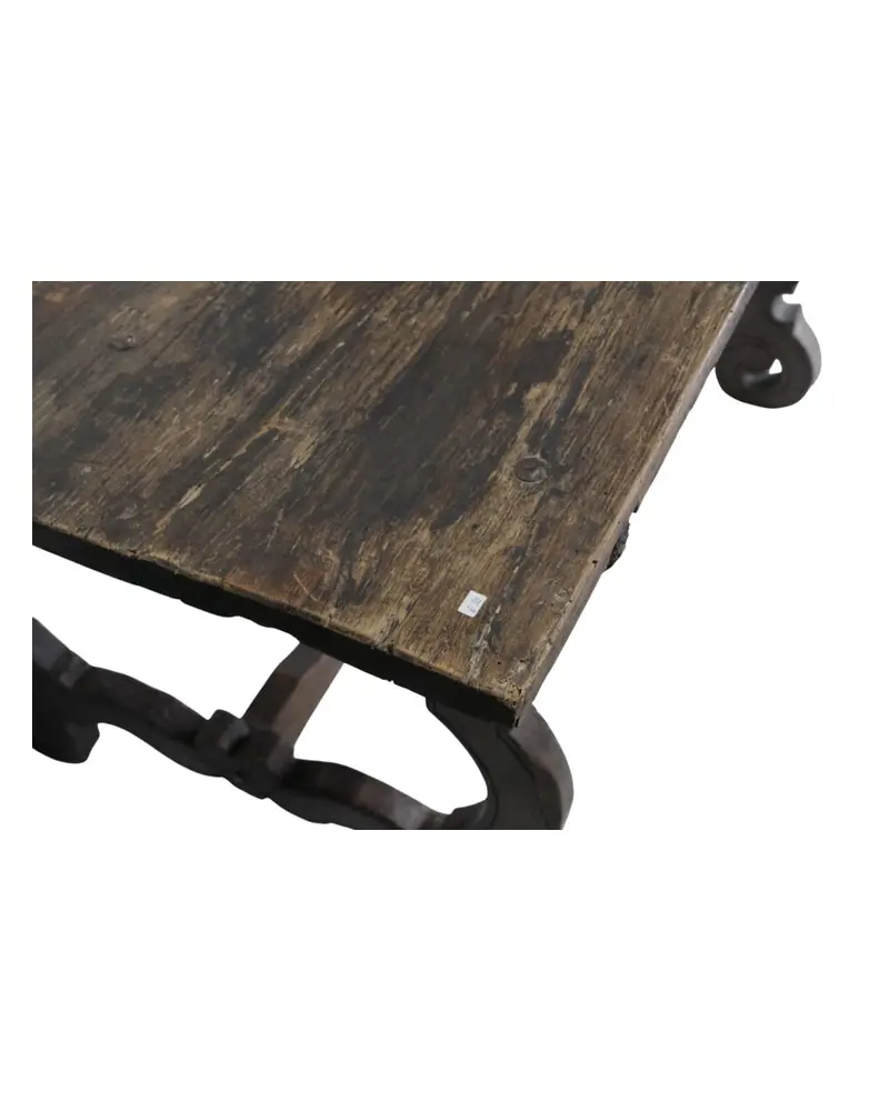 Mesa de Nogal del Siglo XVIII con Patas en Lira, Mesas, Siglo XVIII · vista 3/7